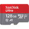 Card Sandisk Ultra microSDXC 128GB 120Mbs A1 Clasa 10 UHS-I U1 cu adaptor SD
