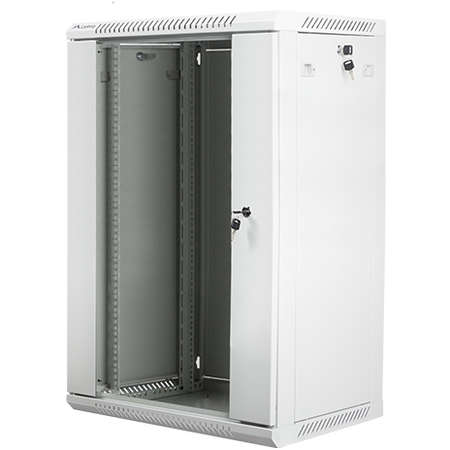 Rack Metalic de Perete Lanberg WF01-6418-10S 19Inch 18U 600x450MM Gri