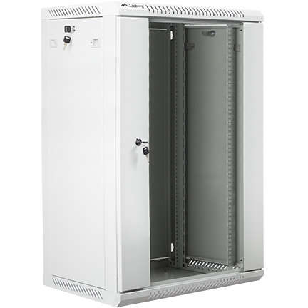 Rack Metalic de Perete Lanberg WF01-6418-10S 19Inch 18U 600x450MM Gri