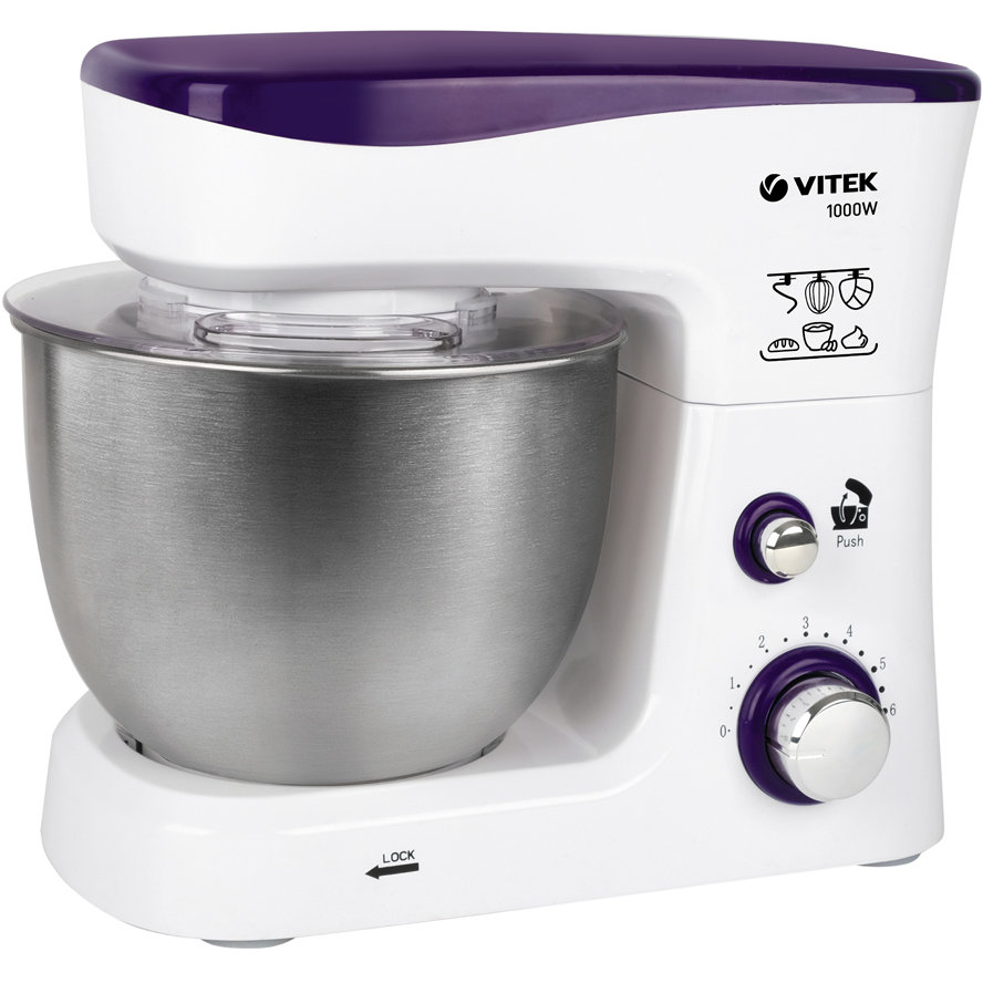 Mixer VT-1443 6 viteze 1000W Alb Violet