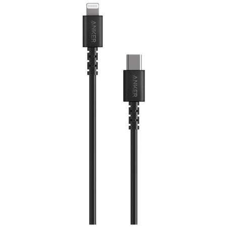 Cablu de date Anker MFI PowerLine Select USB-C - Lightning 1.8m Black