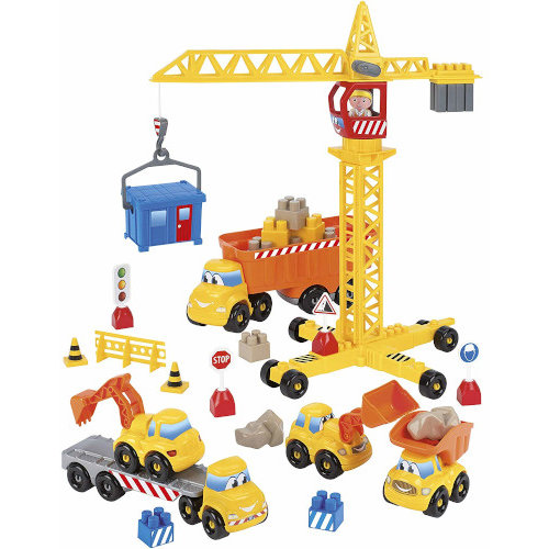Set de constructie Constructori cu Macara Abrick