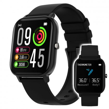Smartwatch Watch Me Temp PRO 2021 Black