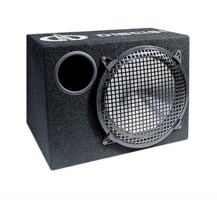 Tub bass cu amplificare P1207A 4 Ohm 12 inch 160W Negru