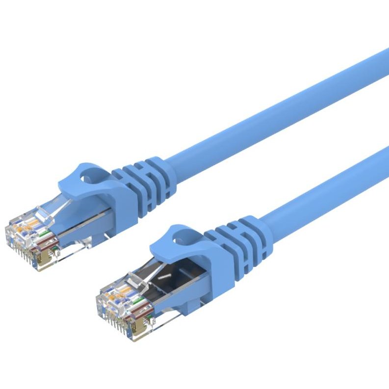 Patchcord UTP Cat 6 10m Blue