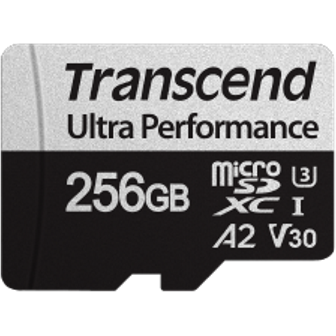 Card de memorie 340S 256GB MicroSDXC Clasa 10 UHS-I-U3 Adaptor SD