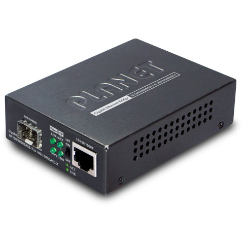 Media convertor GT-805A SFP 4.6W Black
