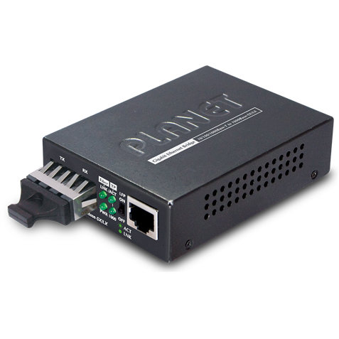 Media convertor GT-802S 1310nm 10km Black