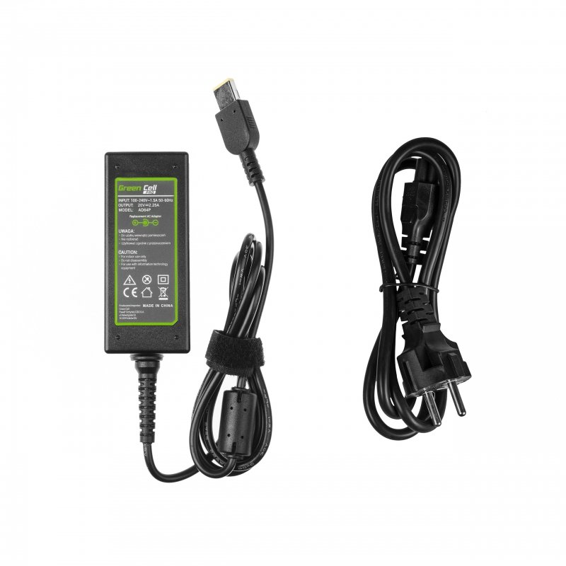 Incarcator laptop Green Cell Pro pentru Lenovo 45W Black — imaginea 2