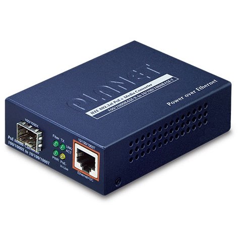 Media convertor GTP-805A Mini GBIC 30W Blue
