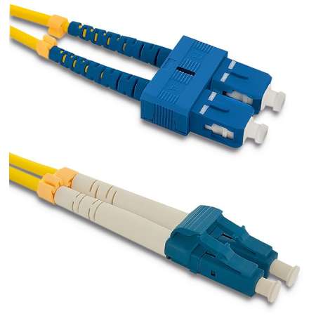 Cablu Fibra Optica Qoltec SC-UPC 1m Yellow