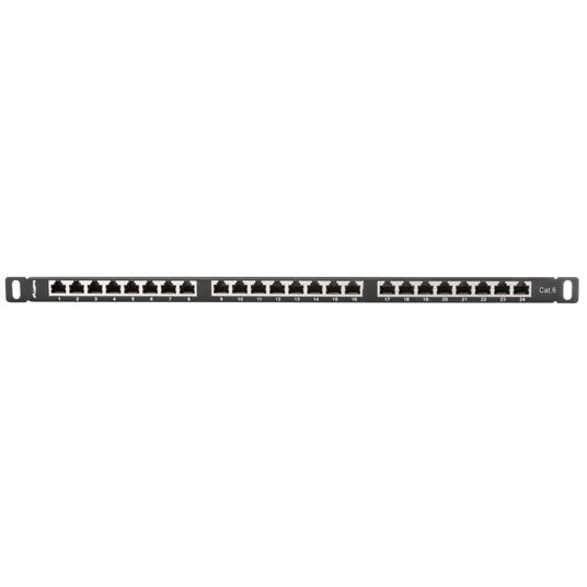 Patch Panel 19 inch 24 porturi Black