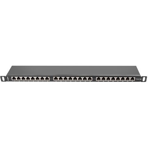 Patch Panel 19 inch 24 porturi Black