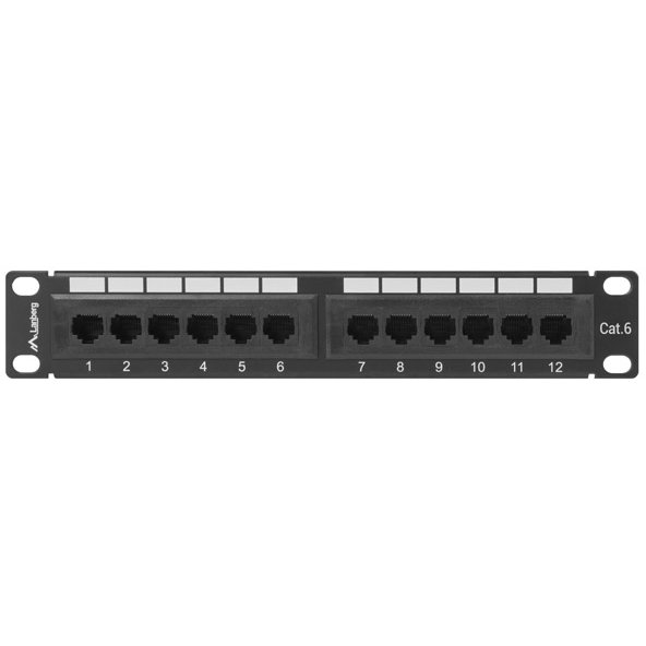 Patch Panel 10 inch 12 porturi Black