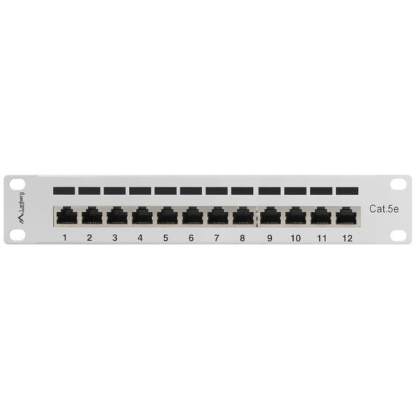 Patch Panel 10 inch 12 porturi Grey
