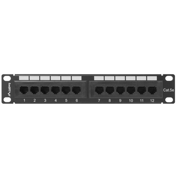 Patch Panel 10 inch 12 porturi Black