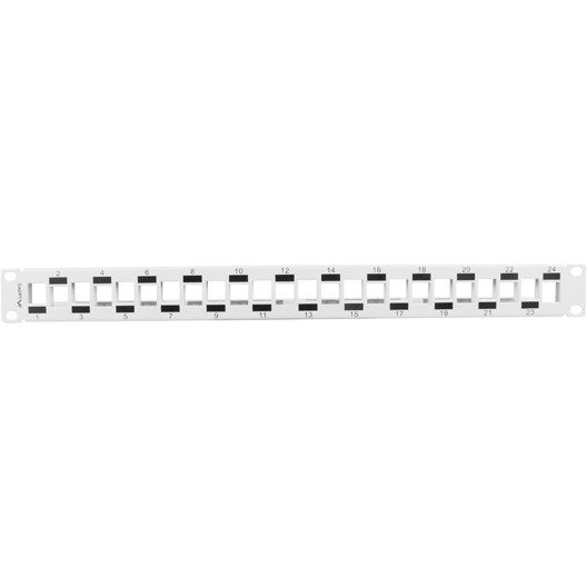 Patch Panel 19 inch 24 porturi Grey