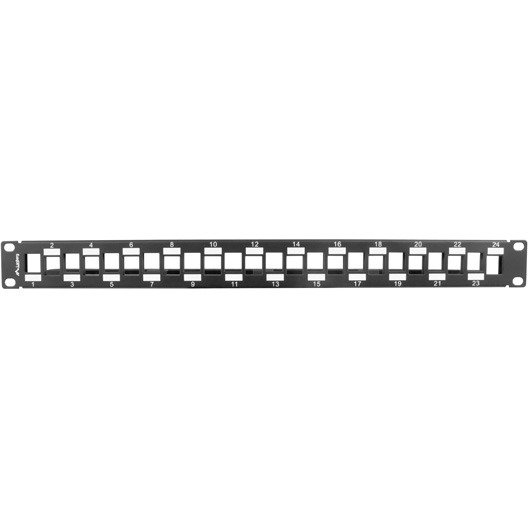 Patch Panel 19 inch 24 porturi Black