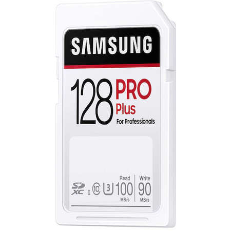 Card Samsung PRO Plus SDXC 128GB Full SD 100MB/s UHS-I U3