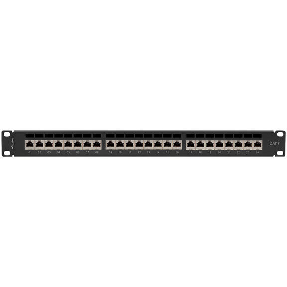 Patch Panel 19 inch 24 porturi Black