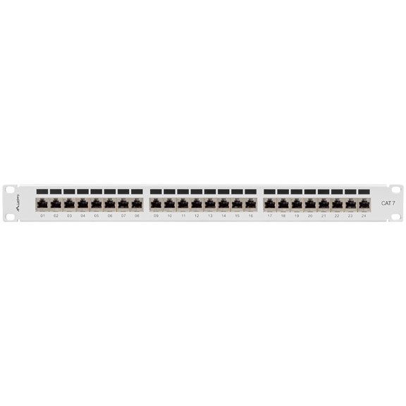 Patch Panel 19 inch 24 porturi Grey