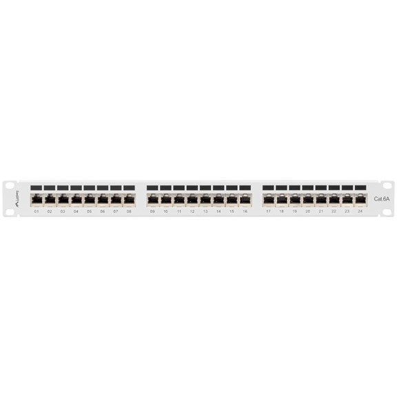 Patch Panel 19 inch 24 porturi Grey