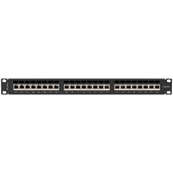 Patch Panel 19 inch 24 porturi Black