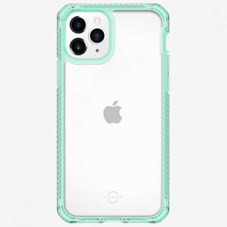 Husa IT Skins Hybrid Clear iPhone 11 Pro Max Tiffany Green Transparent
