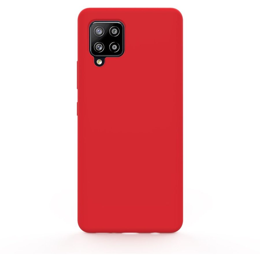 Husa Lemontti Liquid Silicon Samsung Galaxy A42 5G Black — imaginea 3
