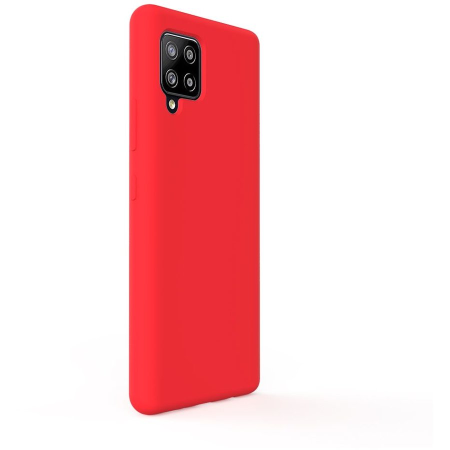 Husa Lemontti Liquid Silicon Samsung Galaxy A42 5G Black — imaginea 6