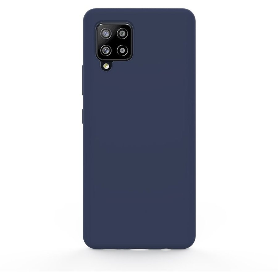 Husa Lemontti Liquid Silicon Samsung Galaxy A42 5G Black — imaginea 2