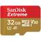 Card de memorie Sandisk Extreme 32GB MicroSDHC Clasa 10 UHS-I U3