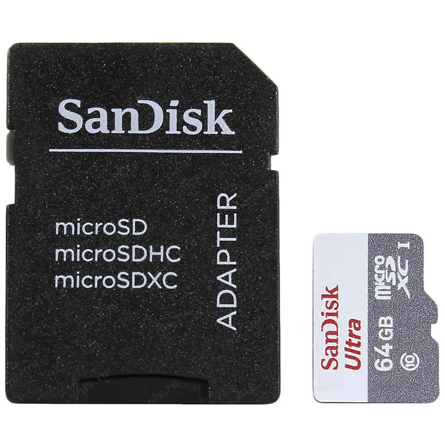 Card de memorie Ultra 64GB MicroSDXC Clasa 10 UHS-I Tablet Packaging + Adaptor SD