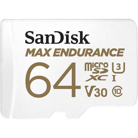 Card de memorie Sandisk Max Endurance 64GB MicroSDXC + Adaptor SD