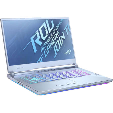 Laptop ASUS ROG Strix G17 G712LU-H7023 17.3 inch FHD Intel Core i7-10750H 8GB DDR4 512GB SSD nVidia GeForce GTX 1660 Ti 6GB Glaciar Blue