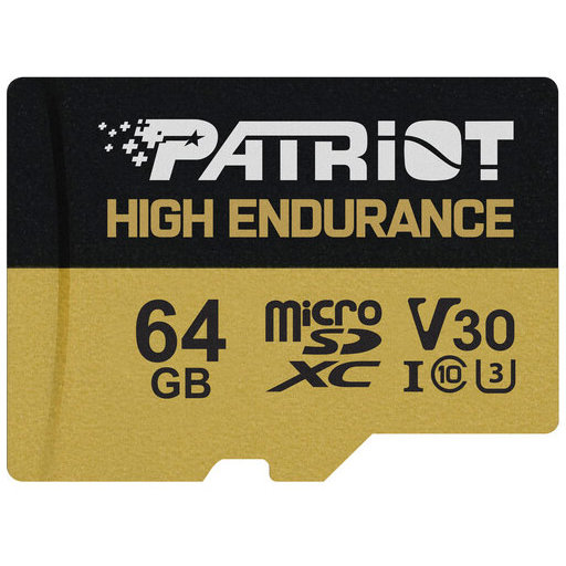Card EP microSDXC 64GB High Endurance Clasa 10 V30 UHS-1 U3