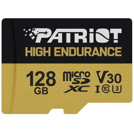 Card EP microSDXC 128GB High Endurance Clasa 10 V30 UHS-1 U3