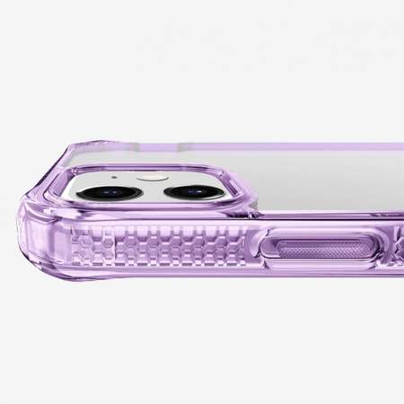 Husa IT Skins Hybrid Clear Light Purple & Transparent pentru Apple iPhone 12 Mini