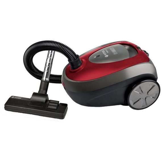 Aspirator cu sac VT-8114 1800W 350W 2.5 litri Rosu