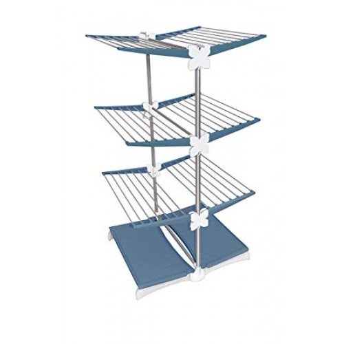 Uscator haine vertical 70191104102 Material Aluminiu 30 metri liniari Stendimeglio Junior Navy Blue