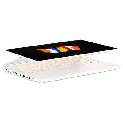 Laptop Acer ConceptD 3 Ezel CC314-72G 14 inch FHD Touch Intel Core i7-10750H 16GB DDR4 1TB SSD nVidia GeForce GTX 1650 GB Windows 10 Pro White