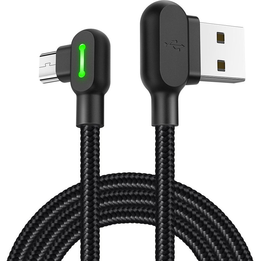Cablu de date Button Series PD MicroUSB 1.2m Black