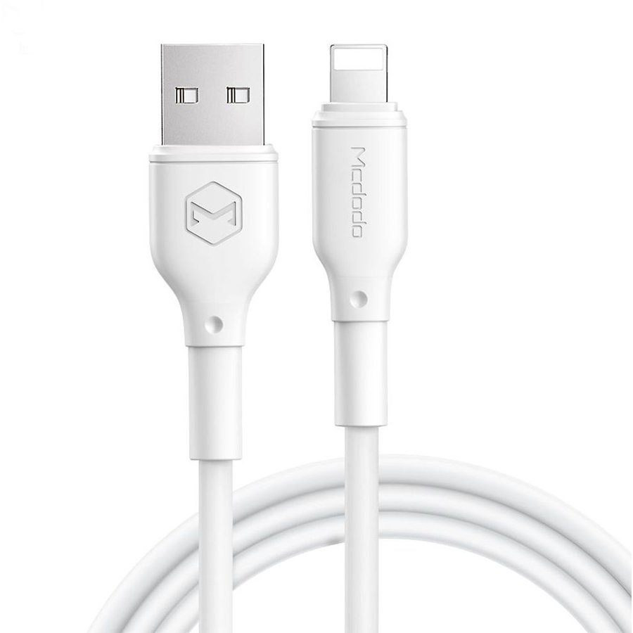 Cablu de date Mcdodo White Series Lightning 1.2m White