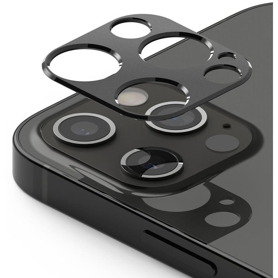 Rama protectie camera foto pentru iPhone 12 Pro Grey