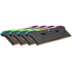 Memorie Corsair Vengeance RGB Pro SL Black 128GB (4x32GB) DDR4 3200MHz CL16 1.35V Quad Channel Kit