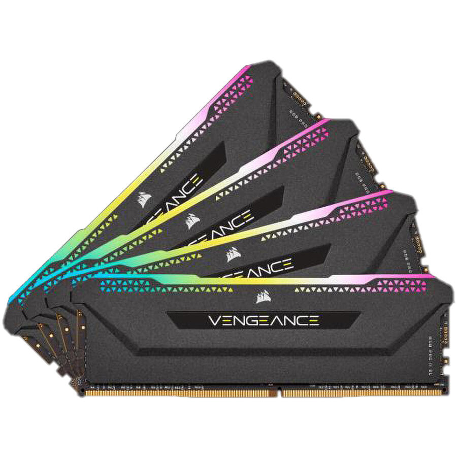 Memorie Vengeance RGB Pro SL White 32GB DDR4 (4x8GB) 3200MHz CL16 1.35V Quad Channel Kit