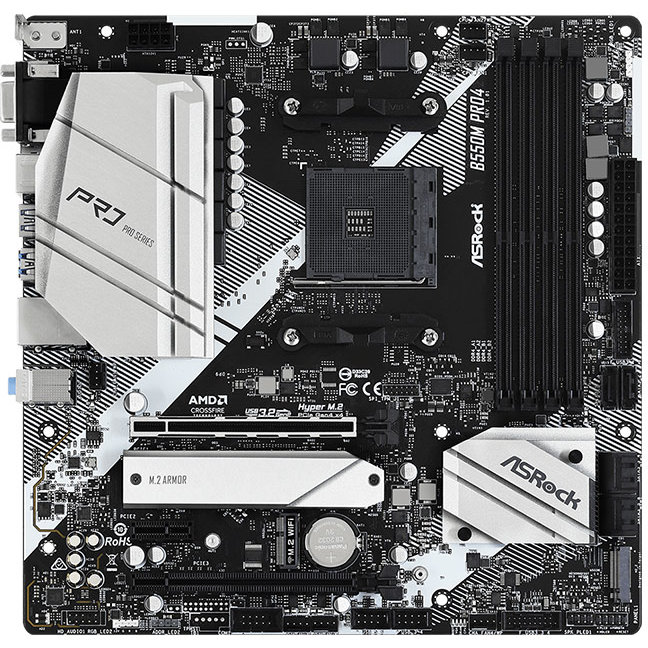 Placa de baza B550M Pro4 AMD AM4 mATX