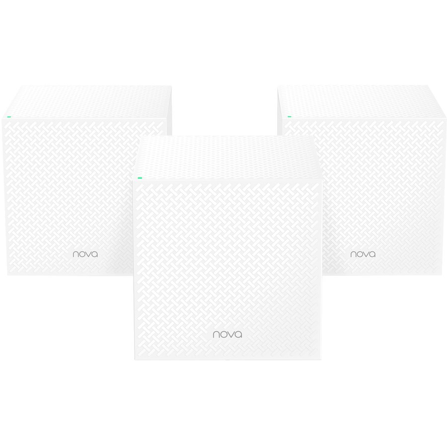 Router wireless MW12 Tri-Band 3x LAN White 3 bucati