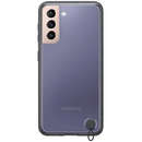 Galaxy S21 G991 Clear Protective Cover Black