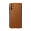 Galaxy S21+ G996 Leather Cover Brown